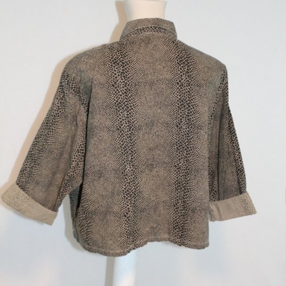 Fashion Report Leopard Print Top Size L - Picture 2 of 7